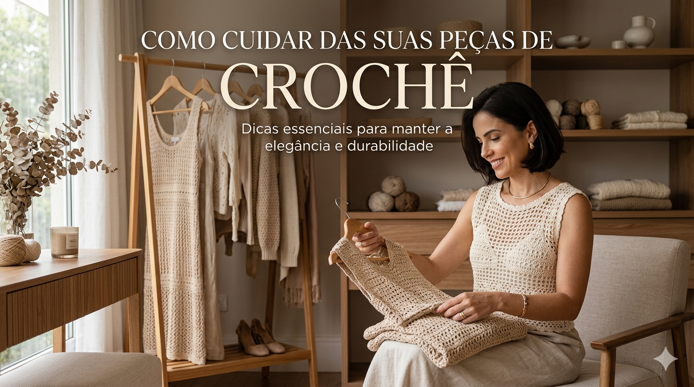 Como cuidar das suas peças de crochê